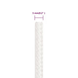 Boat Rope Full White 5 mm 500 m Polypropylene 152548