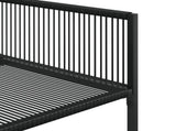 Garden Dining Set Black 3295040