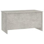 Coffee Table Concrete Grey 102x55.5x52.5 cm Engineered Wood 809669