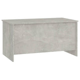 Coffee Table Concrete Grey 102x55.5x52.5 cm Engineered Wood 809669