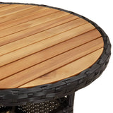 Garden Table Black 310602