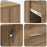 Corner Desk with Drawer Artisan Oak 102 x 88 x 75 cm 3337280