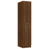 ZNTS Apothecary Cabinet Brown Oak 30x42.5x150 cm Engineered Wood 815203