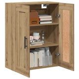 Wall Mounted Cabinet Artisian Oak 69.5x34x90 cm Engineered Wood 857313