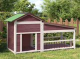 Dog Kennel Mocha 143x60.5x109 cm Solid Wood Pine 172263