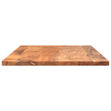 Table Top 70x50x3.8 cm Rectangular Solid Wood Acacia 370981