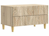 Bedside Table Sonoma Oak 62 x 34.5 x 48 cm Engineered Wood 895007