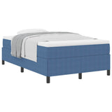 Box Spring Bed Blue 120 x 190 cm Velvet 42006960