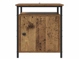 Bedside Cabinet 2 pcs Old Wood 40 x 42 x 60cm Engineered Wood 881807