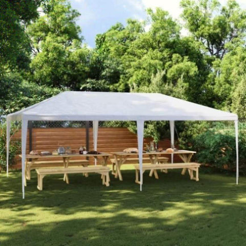 Party Tent 4x6 m White 48499