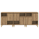 Sideboards 3 pcs Artisan Oak 60 x 35 x 70 cm Engineered Wood 3415576