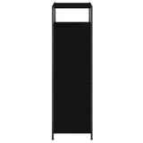 Shoe Cabinet Black 60x34x112 cm Engineered Wood 840029