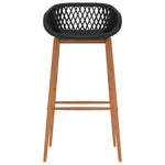 7 Piece Bar Set Black 3057476