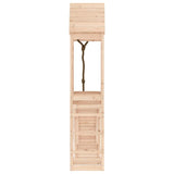 Playhouse with Climbing Wall Solid Wood Pine 3156898