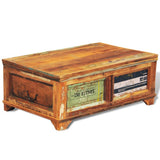 Coffee Table Multicolour Reclaimed wood Medium Rectangular 241092