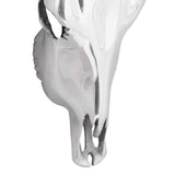 Bull Skull Silver 34 x 13 x 53 cm Aluminium 42000134
