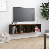 Book Cabinet/TV Cabinet Brown Oak 143x30x36cm Engineered Wood 815272