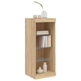 Sideboard with LED Lights Sonoma Oak 41x37x100 cm 836730