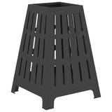 Fire Pit Black 50 x 50 x 70 cm Steel 858958