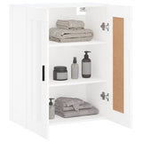 Wall Mounted Cabinet White 69.5x34x90 cm Engineered Wood 830396