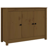 Sideboard Honey Brown 100x35x74 cm Solid Wood Pine 814562