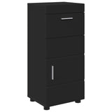 Bathroom Cabinet Set with Drawer TULUM Black 37 x 31.5 x 82 cm 880342