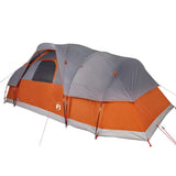 Family Tent Dome 11-Person Grey and Orange Waterproof 94568