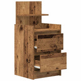 Bedside Cabinets with 2 Drawers 2 pcs Old Wood 38x34x80 cm 861370