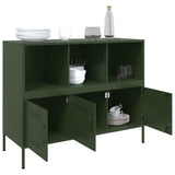 Sideboard Olive Green 100.5x39x79 cm Steel 843094