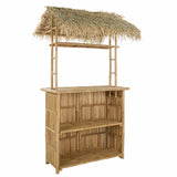 Outdoor Bar Table Natural 115 x 95 x 215 cm Bamboo 42028065