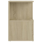 ZNTS Bedside Cabinets 2 pcs Sonoma Oak 35x35x55 cm Engineered Wood 806353