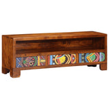 TV Cabinet Multicolour 110x30x40 Solid Wood Acacia 4016502