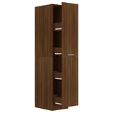ZNTS Apothecary Cabinet Brown Oak 30x42.5x150 cm Engineered Wood 815203