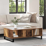 Coffee Table Old Wood 104 x 60 x 35 cm Engineered Wood 882592