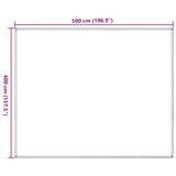 Tent Carpet 400x500 cm Blue HDPE 310732
