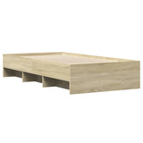 Bed Frame Sonoma Oak Engineered wood Single Modern Bed Frame 3295676