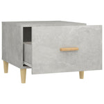 Coffee Tables 2 pcs Concrete Grey 50x50x40 cm Engineered Wood 812717