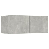 TV Cabinets 4 pcs Concrete Grey 80x30x30 cm Engineered Wood 3114185