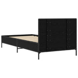 Bed Frame with Headboard Black Oak 80 x 200 cm Engineered Wood 8009111