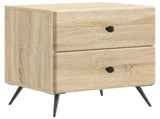 Bedside Cabinet Sonoma Oak 43 x 34.5 x 47.5 cm Engineered Wood 895449