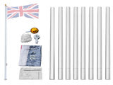 5.1*5.1*750cm Aluminum Alloy Splicing Flagpole Adjustable And Retractable Courtyard Outdoor Flagpole 73675247