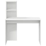 Desk with Shelf White 102 x 50 x 124 cm Engineered Wood 869354