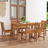 Garden Dining Set Warm Teak 3059930