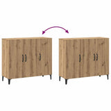 Sideboard Artisan oak 90x34x80 cm Engineered Wood 856893