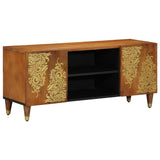 TV Cabinet Honey Brown 105 x 33 x 46 cm Solid Mango Wood 4018736