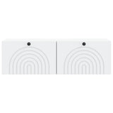 Wall-Mounted TV Cabinet White 98 x 31 x 30 cm Engineered Wood 898215