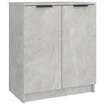 Shoe Cabinet Concrete Grey 59x35x70 cm Engineered Wood 811425