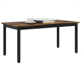 Coffee Table Smoke Oak 100 x 50 x 45 cm Engineered Wood 892574
