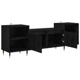 TV Cabinet Black Oak 160 x 35 x 55 cm Engineered Wood 882725