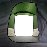 Camping Tent Tunnel 4-Person Green Waterproof 94631